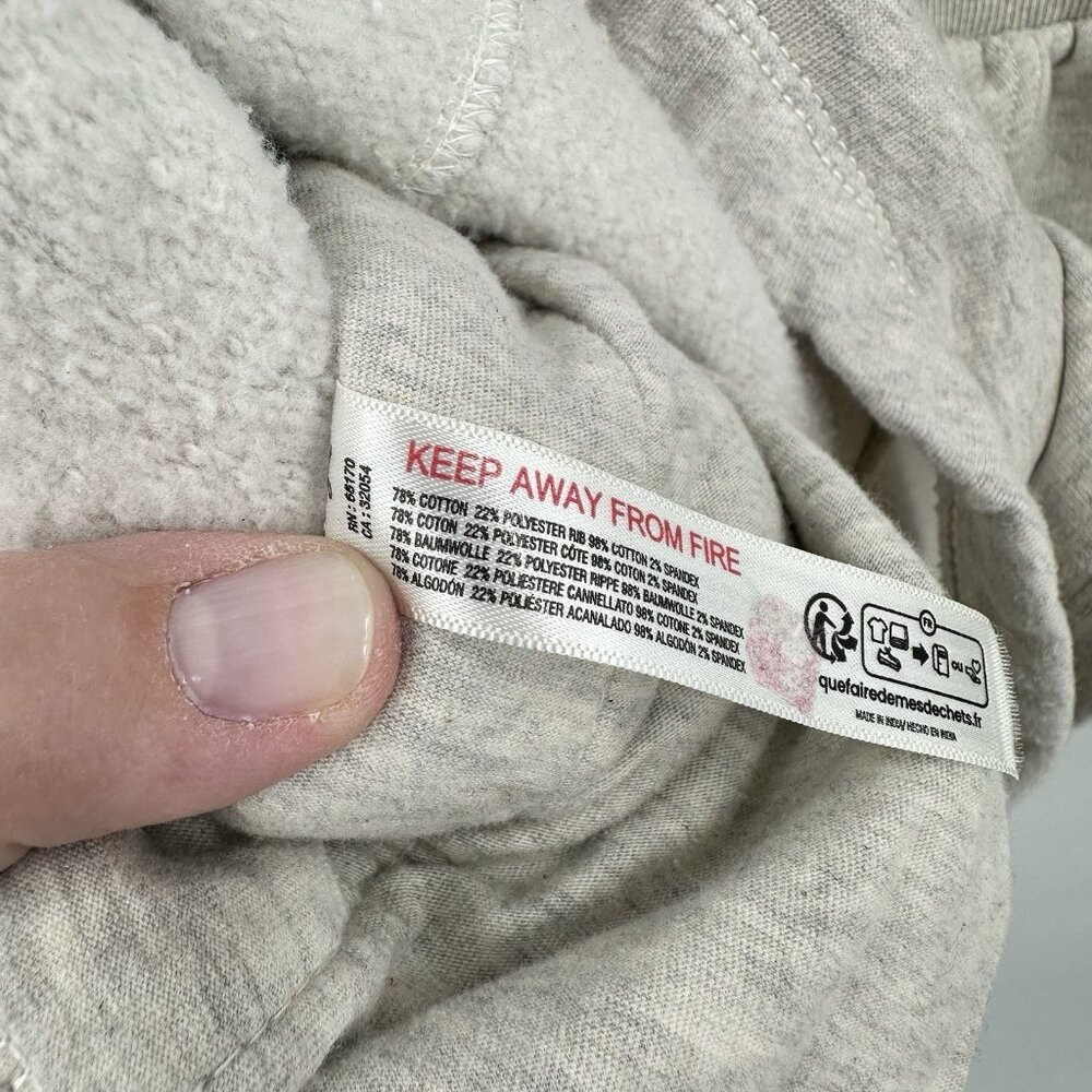 FREE PEOPLE MOVEMENT intercept romper sweats shorts drawstring waist gray S - Picture 12 of 12